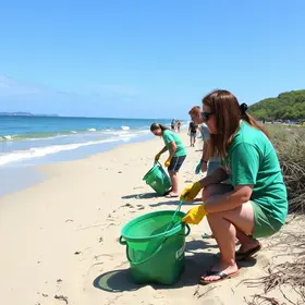 limpeza de praias